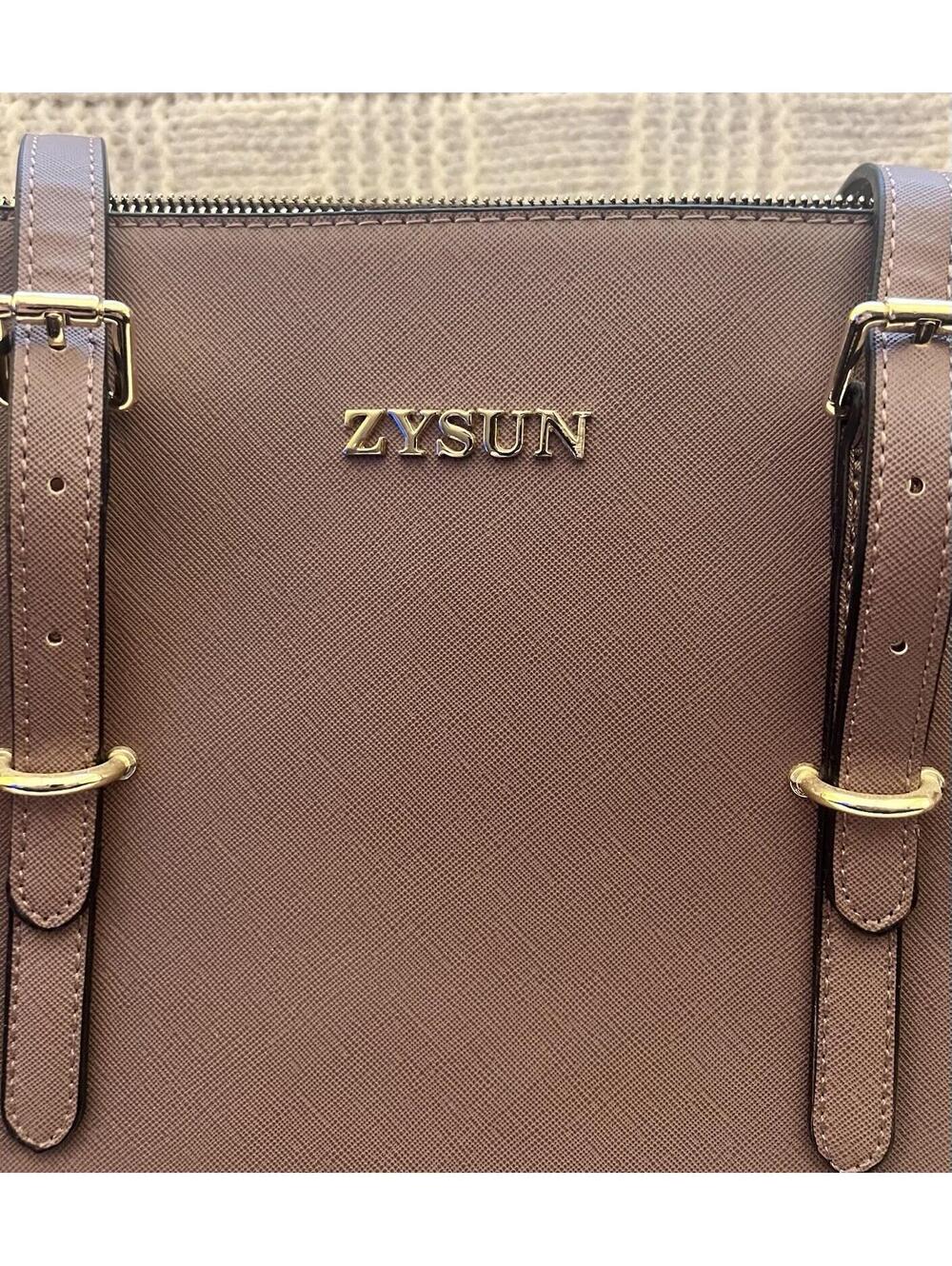 Zysun Fashion Design Laptop Tote Purse Adjust Strap Work School Bag - Picture 2 of 6